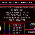 PREDIKSI TOGEL INDOSAT TODAY 26 MEI 2025