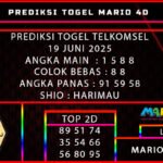 PREDIKSI TOGEL TELKOMSEL 19 JUNI 2025