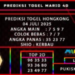 PREDIKSI TOGEL HONGKONG 04 JULI 2025