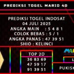 PREDIKSI TOGEL INDOSAT 04 JULI 2025
