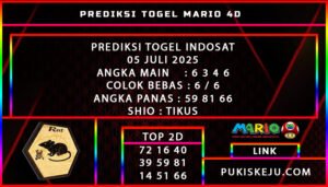 PREDIKSI TOGEL INDOSAT 05 JULI 2025