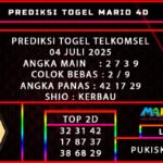 PREDIKSI TOGEL TELKOMSEL 04 JULI 2025