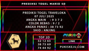 PREDIKSI TOGEL TRAVELOKA 07 JULI 2025